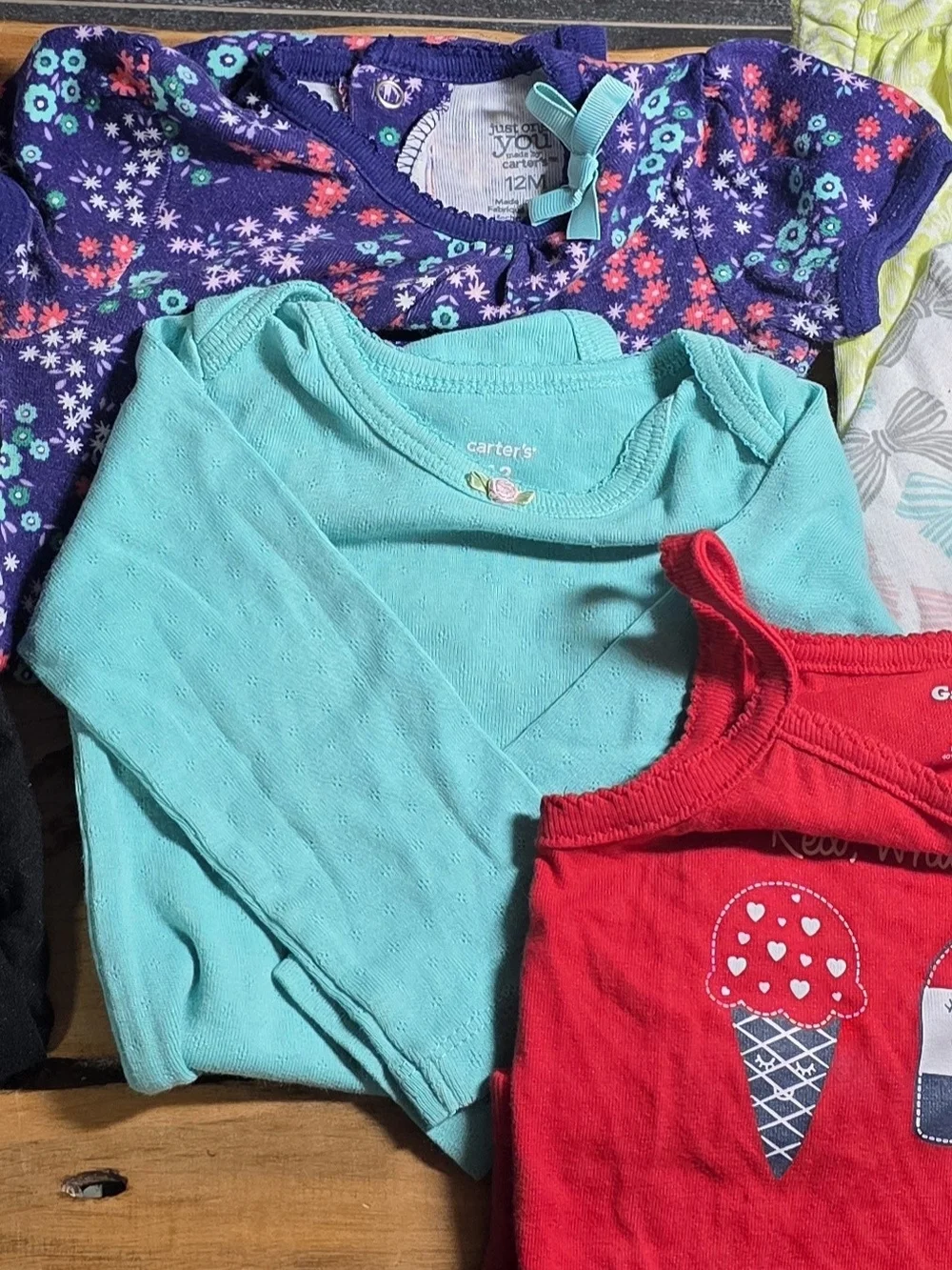 Baby Girl 12M Onsie Bundle
